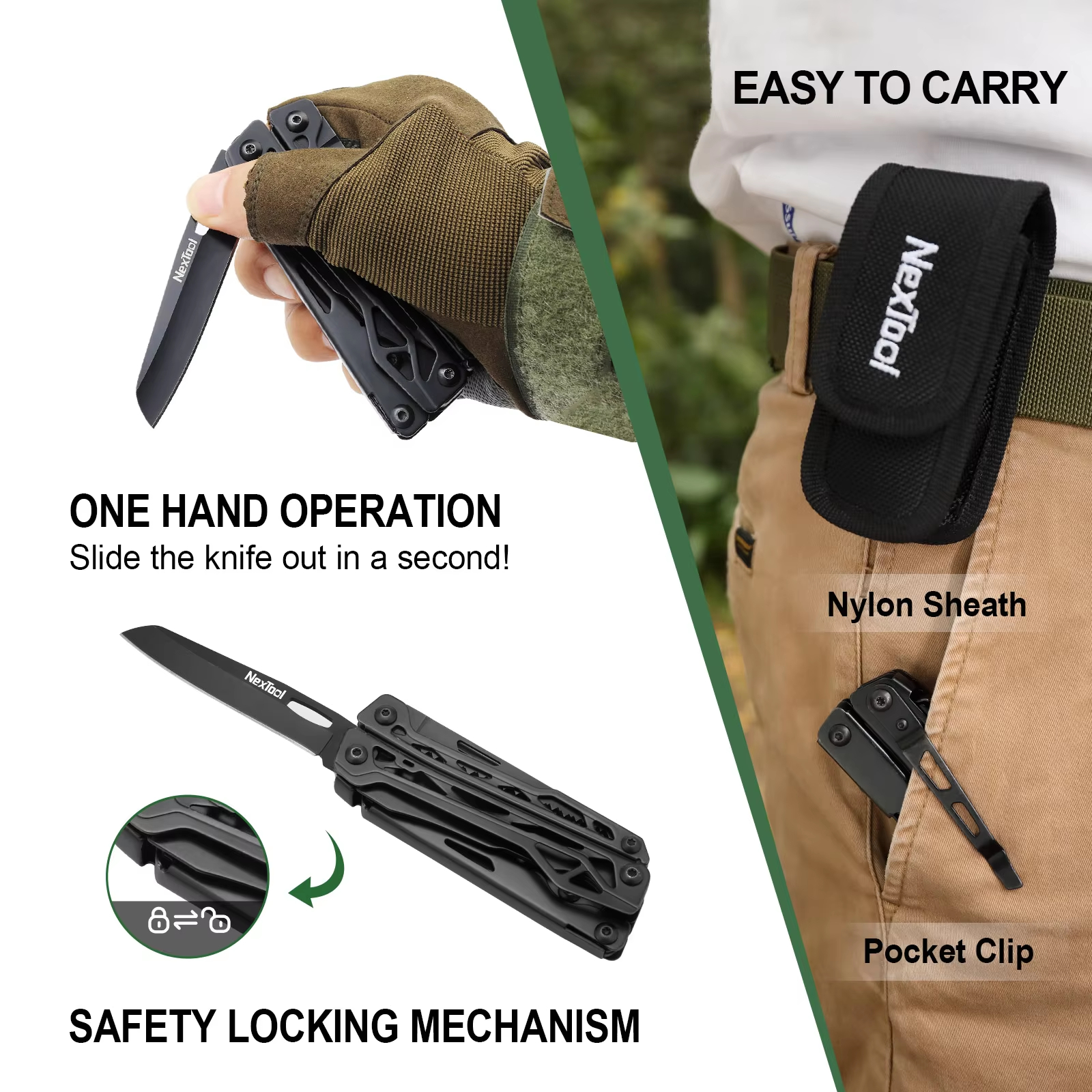 Nextool Black Knight 11 in 1 F - Survival Kit บทวิจารณ์และราคา