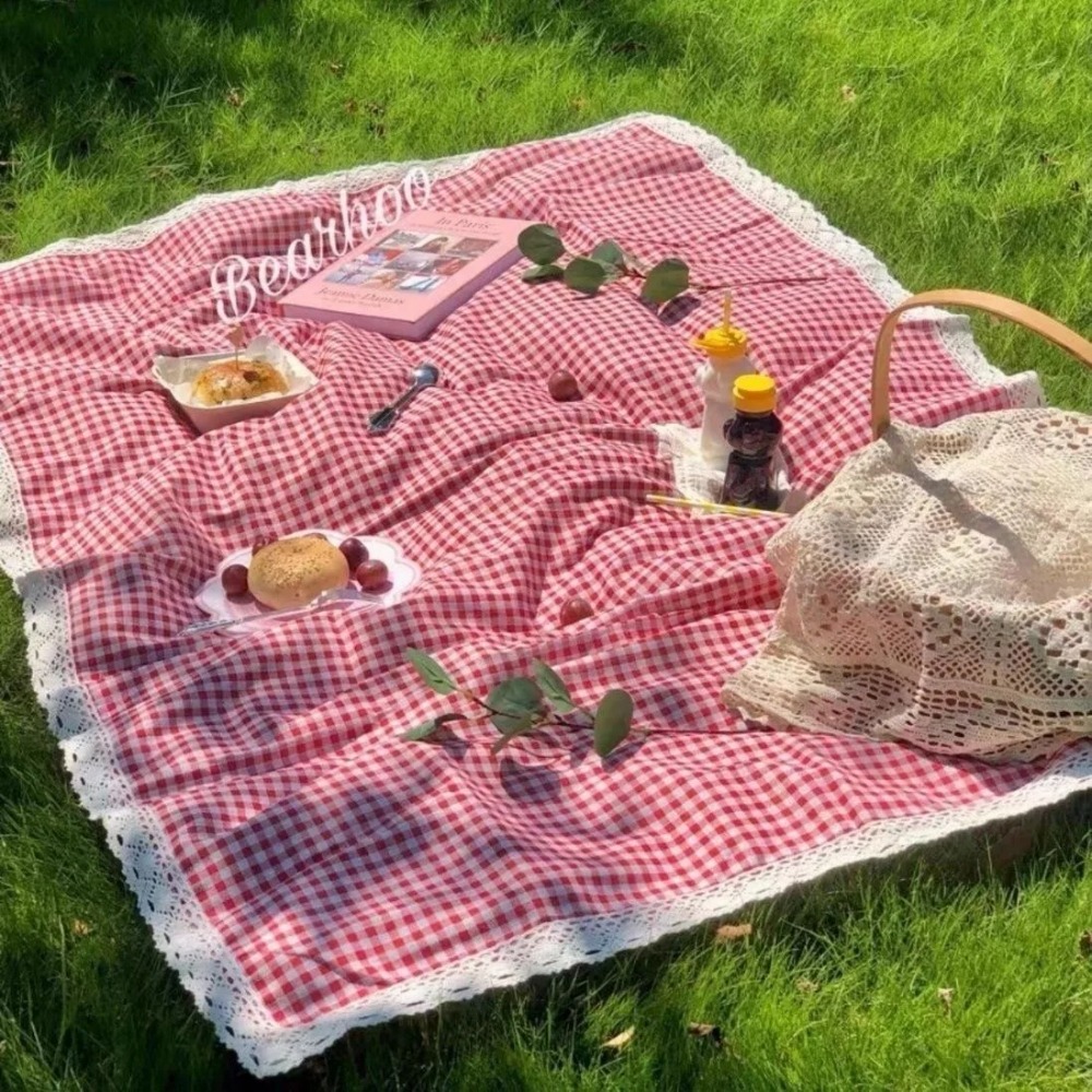 1pc Outdoor Picnic Mat, Summer - Outdoor Camping Rug บทวิจารณ์และราคา