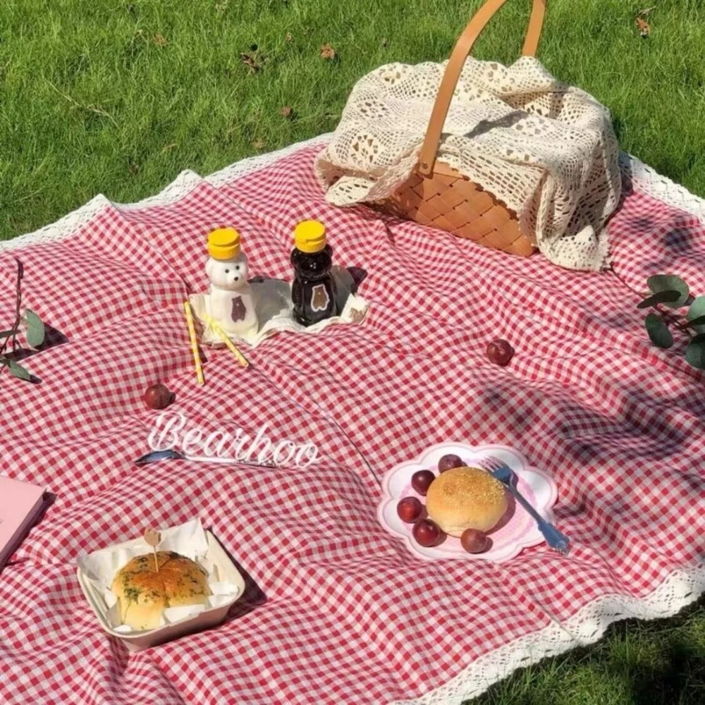 1pc Outdoor Picnic Mat, Summer - Outdoor Camping Rug บทวิจารณ์และราคา