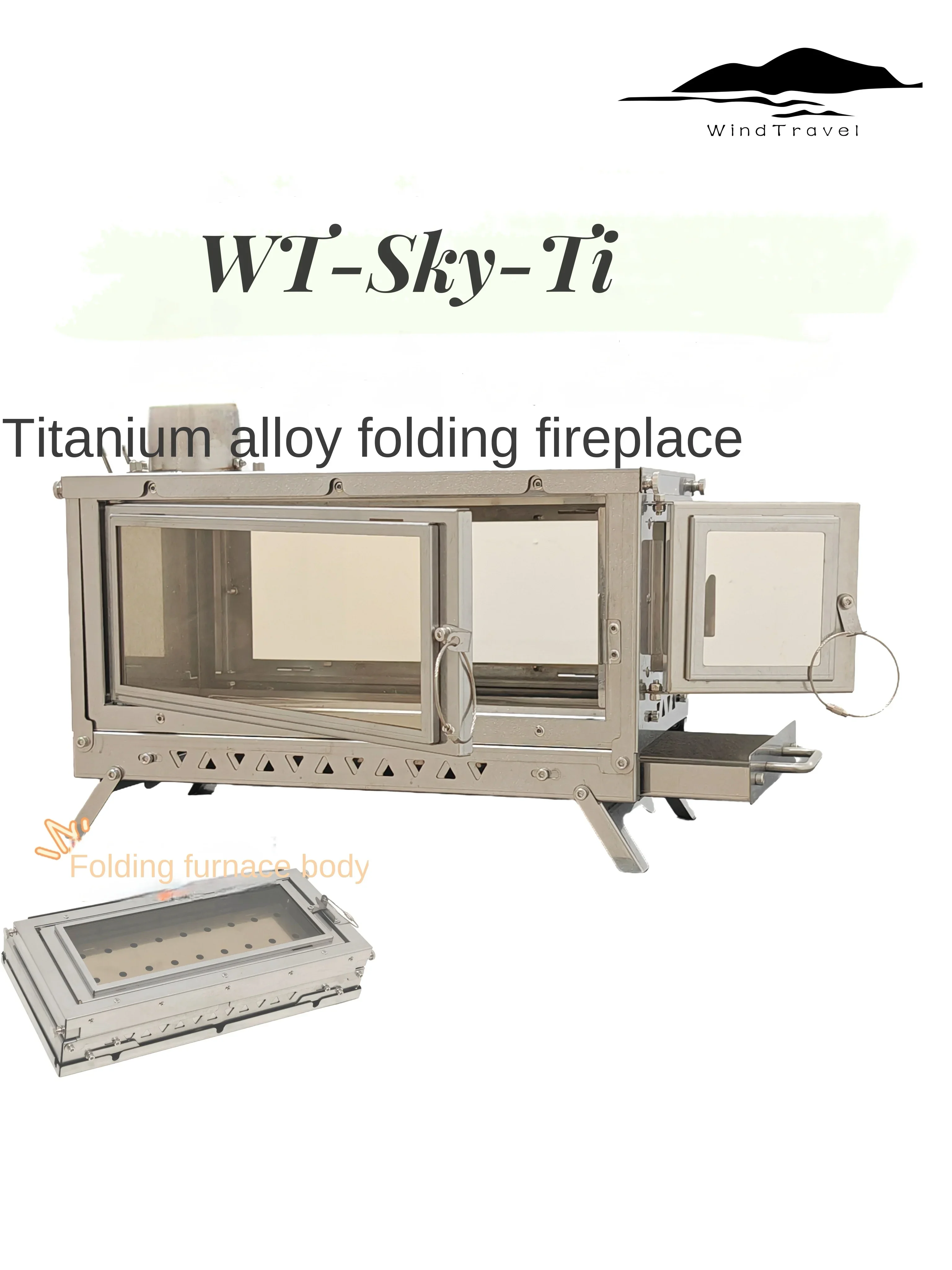 WT-Sky-Ti titanium alloy foldi - Outdoor Camping Gas Heater บทวิจารณ์และราคา