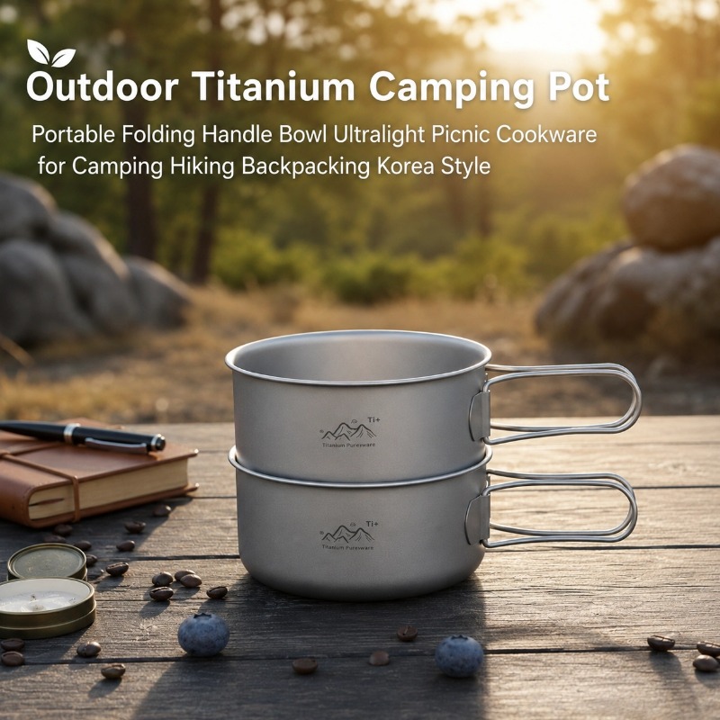 Outdoor Titanium Camping Pot P - Outdoor Camping Korea บทวิจารณ์และราคา