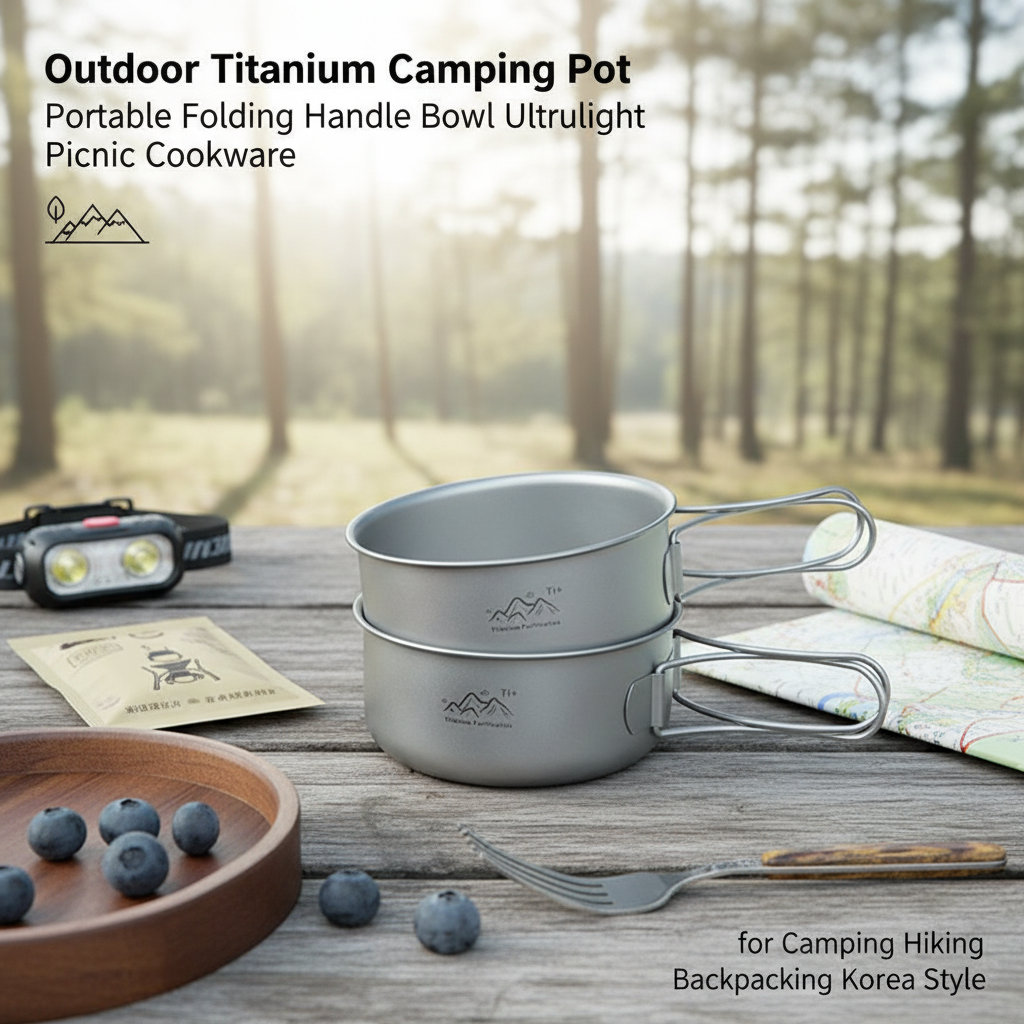 Outdoor Titanium Camping Pot P - Outdoor Camping Korea บทวิจารณ์และราคา