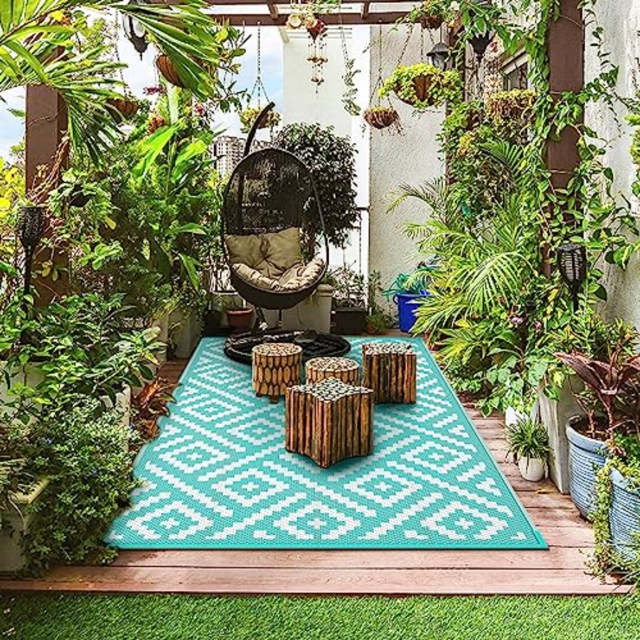 Outdoor Rug for Patio Clearanc - Outdoor Camping Rug บทวิจารณ์และราคา