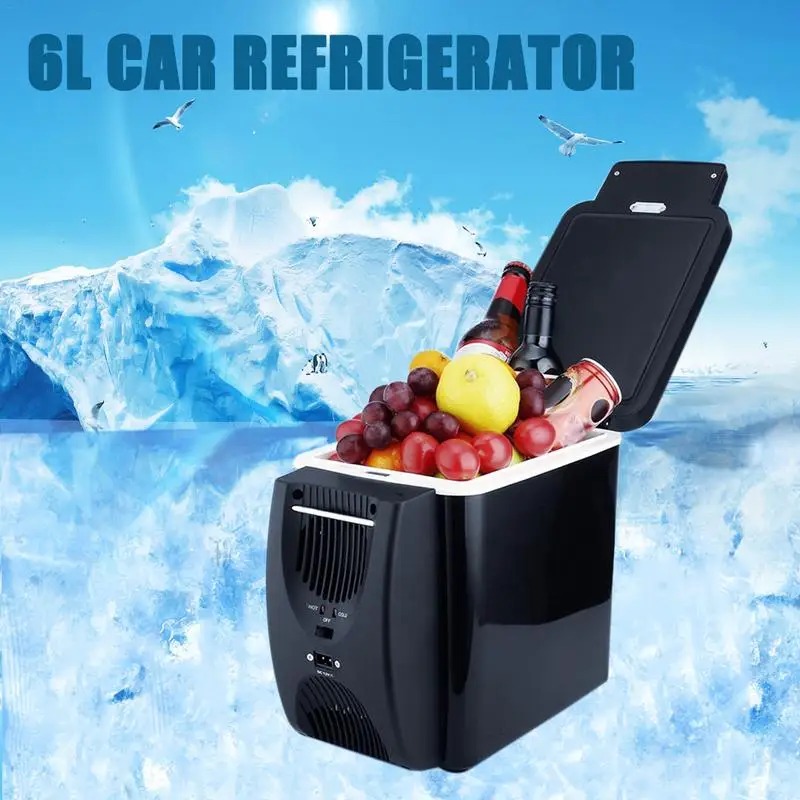 Portable Mini Car Refrigerator - Outdoor Camping Fridge บทวิจารณ์และราคา