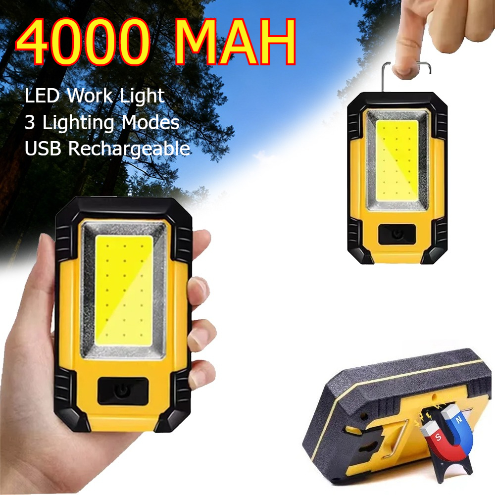 Rechargeable 4000MaH Work Ligh - Outdoor Camping Light Portable บทวิจารณ์และราคา