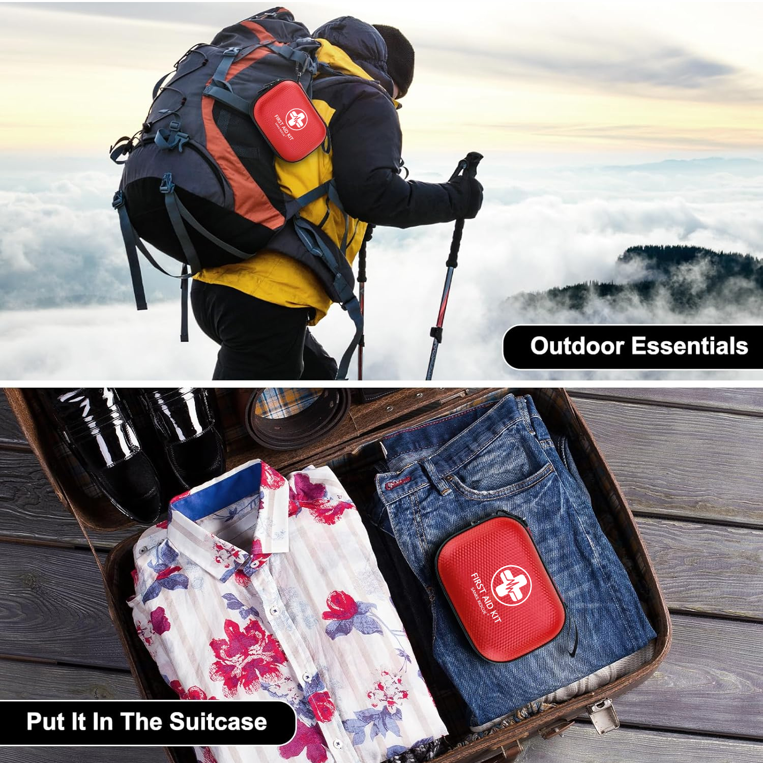 150 Piece Mini First Aid Kit S - First Aid Kit Camping บทวิจารณ์และราคา