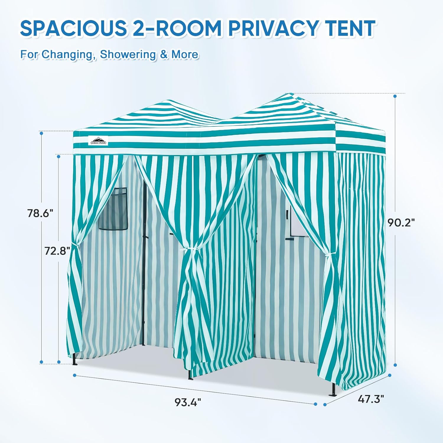 Outdoor Portable 2-Room Pop Ch - Outdoor Camping Tent บทวิจารณ์และราคา