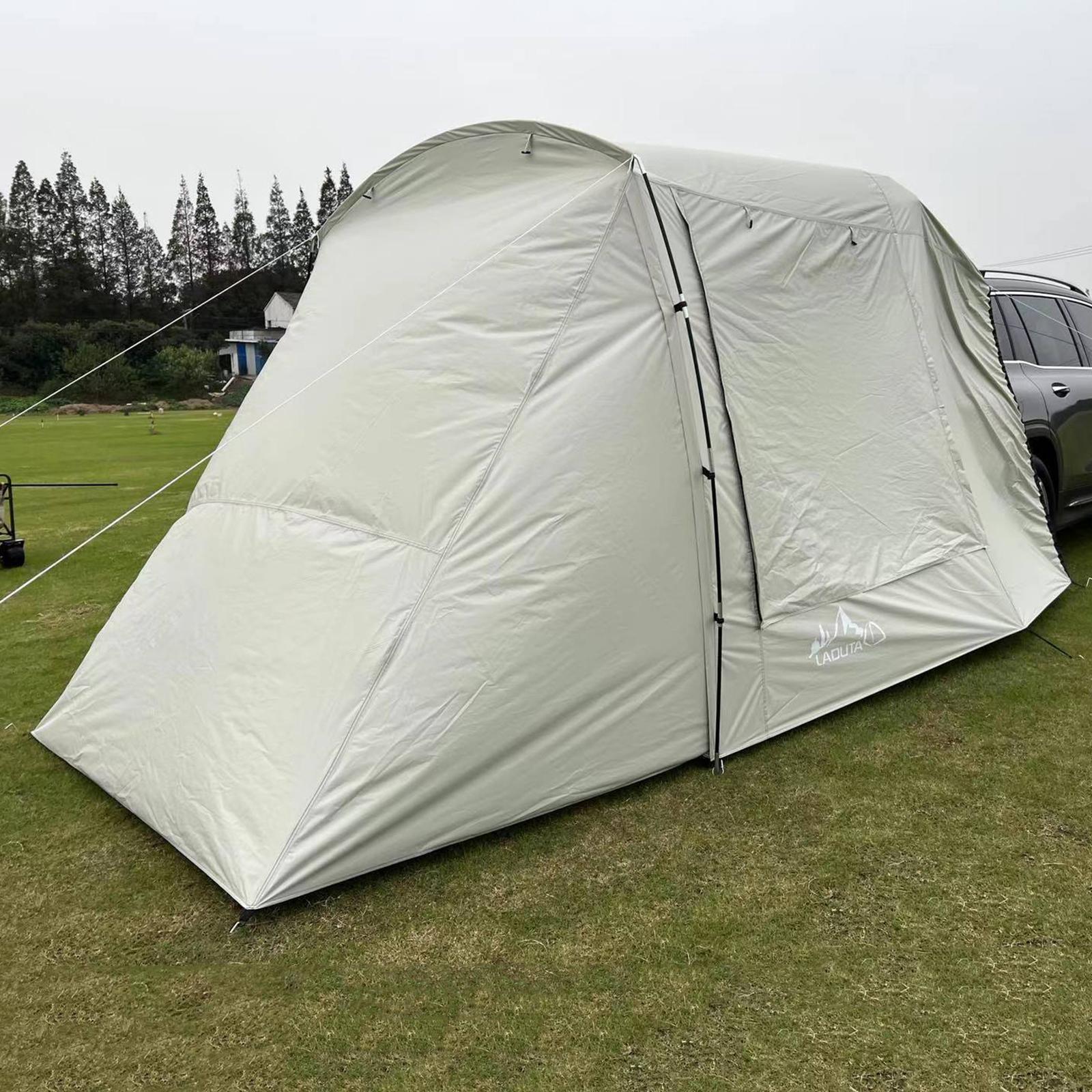 Portable Waterproof Car Rear T - Outdoor Camping Car Tail Tent บทวิจารณ์และราคา