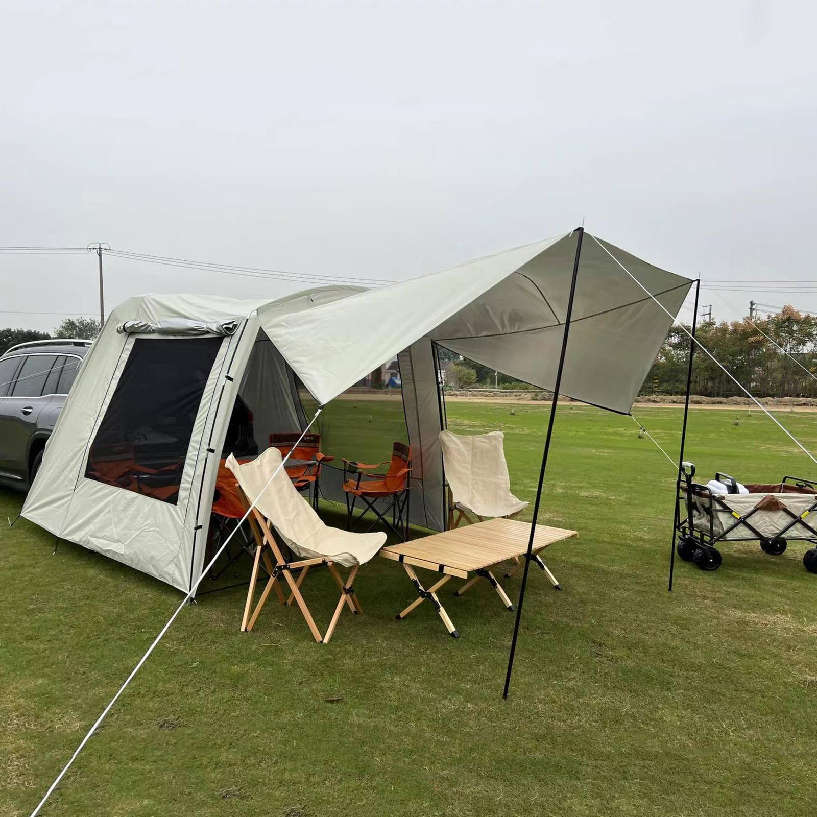 Portable Waterproof Car Rear T - Outdoor Camping Car Tail Tent บทวิจารณ์และราคา