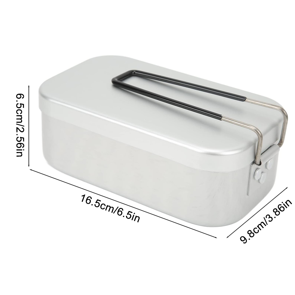 800ML Aluminum Lunch Boxes Out - Outdoor Y Camping บทวิจารณ์และราคา