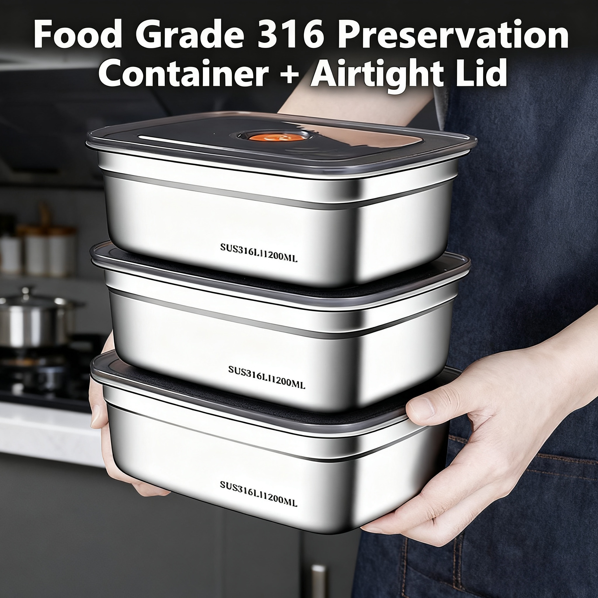 Stainless Steel Camping Lunch  - Outdoor Camping Fridge บทวิจารณ์และราคา