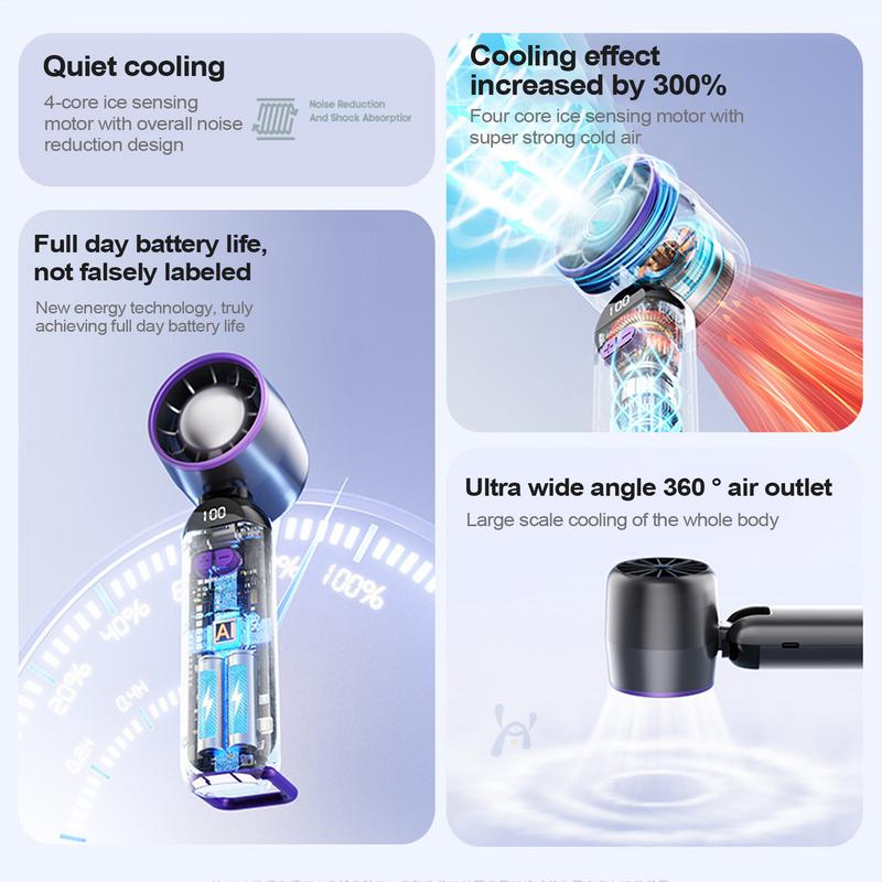 Travel Fan Bladeless Desk Fan  - Camping Quiet บทวิจารณ์และราคา