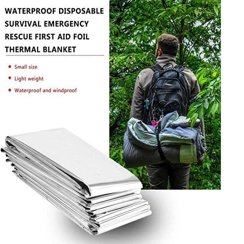 Emergent Blanket Mylar Thermal - Survival Kit บทวิจารณ์และราคา