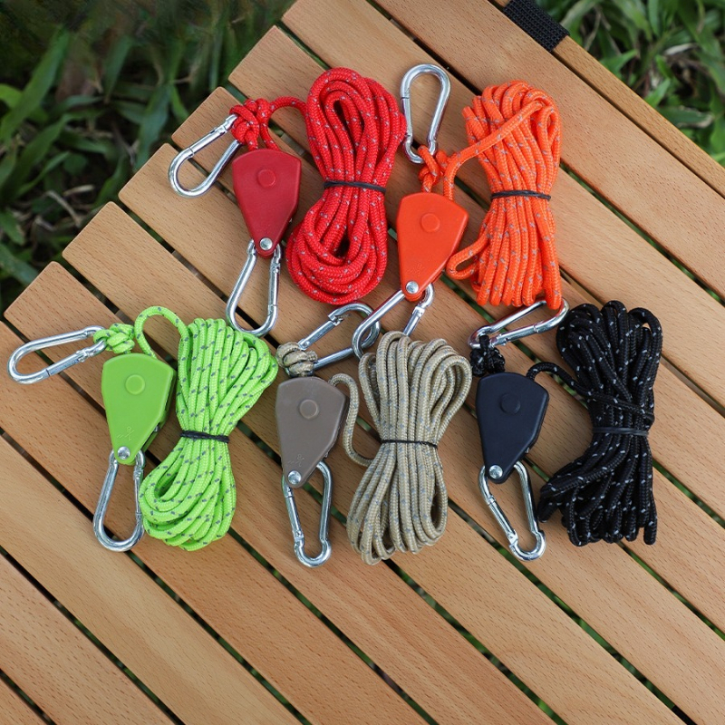 6pcs Reflective Camping Tent R - Outdoor Camping Awning บทวิจารณ์และราคา