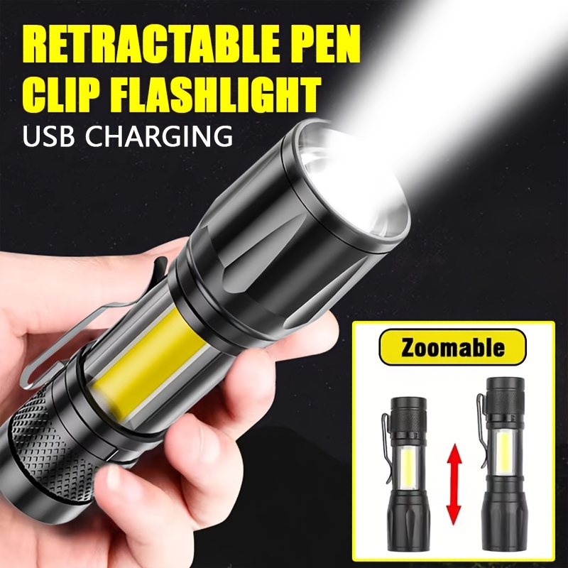 Mini LED Flashlight COB Floodl - Outdoor Camping Light Portable บทวิจารณ์และราคา