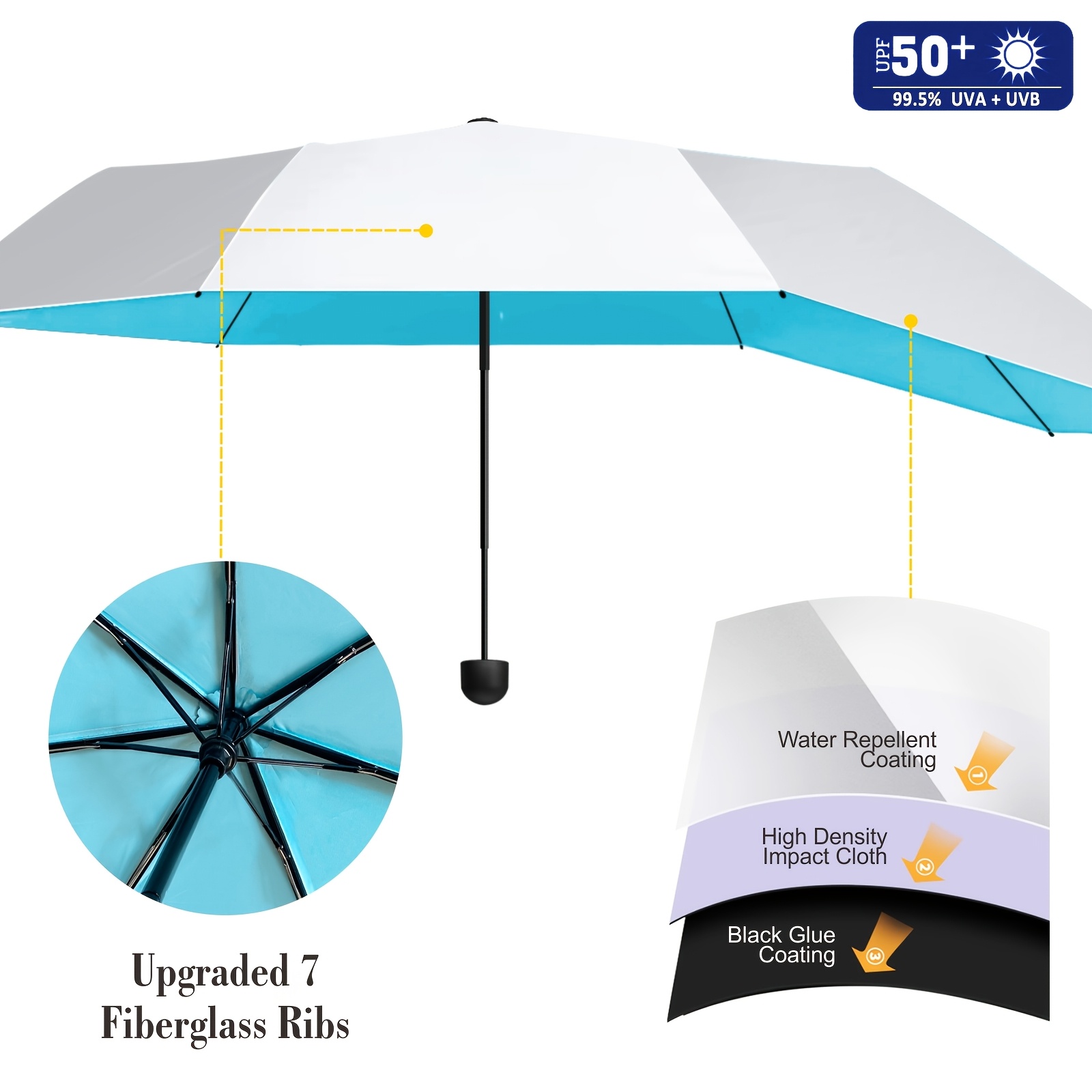 UPF 50+ Clamp-On Chair Umbrell - Outdoor Camping On Youtube บทวิจารณ์และราคา