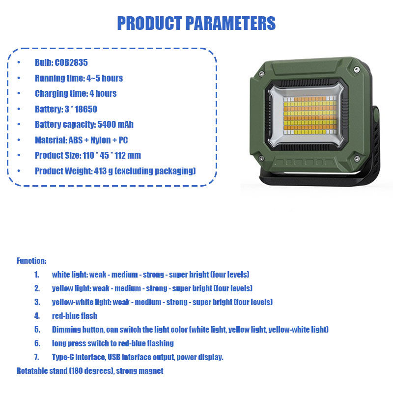 VOLODYMYR LED Camping Tent Lig - Outdoor Camping Tent Waterproof บทวิจารณ์และราคา