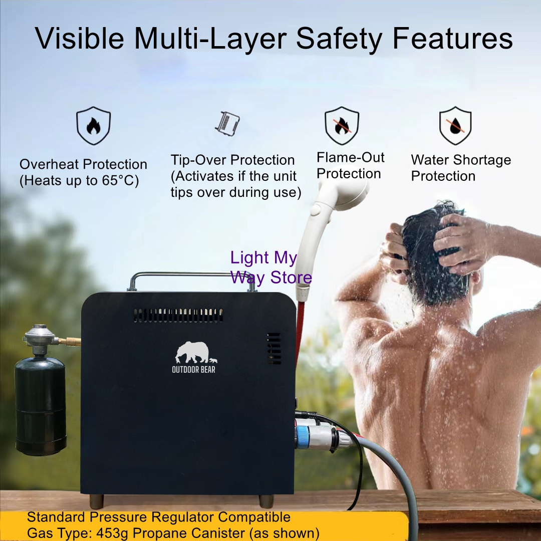 Outdoor Portable Gas Water Hea - Outdoor Camping Gas Heater บทวิจารณ์และราคา