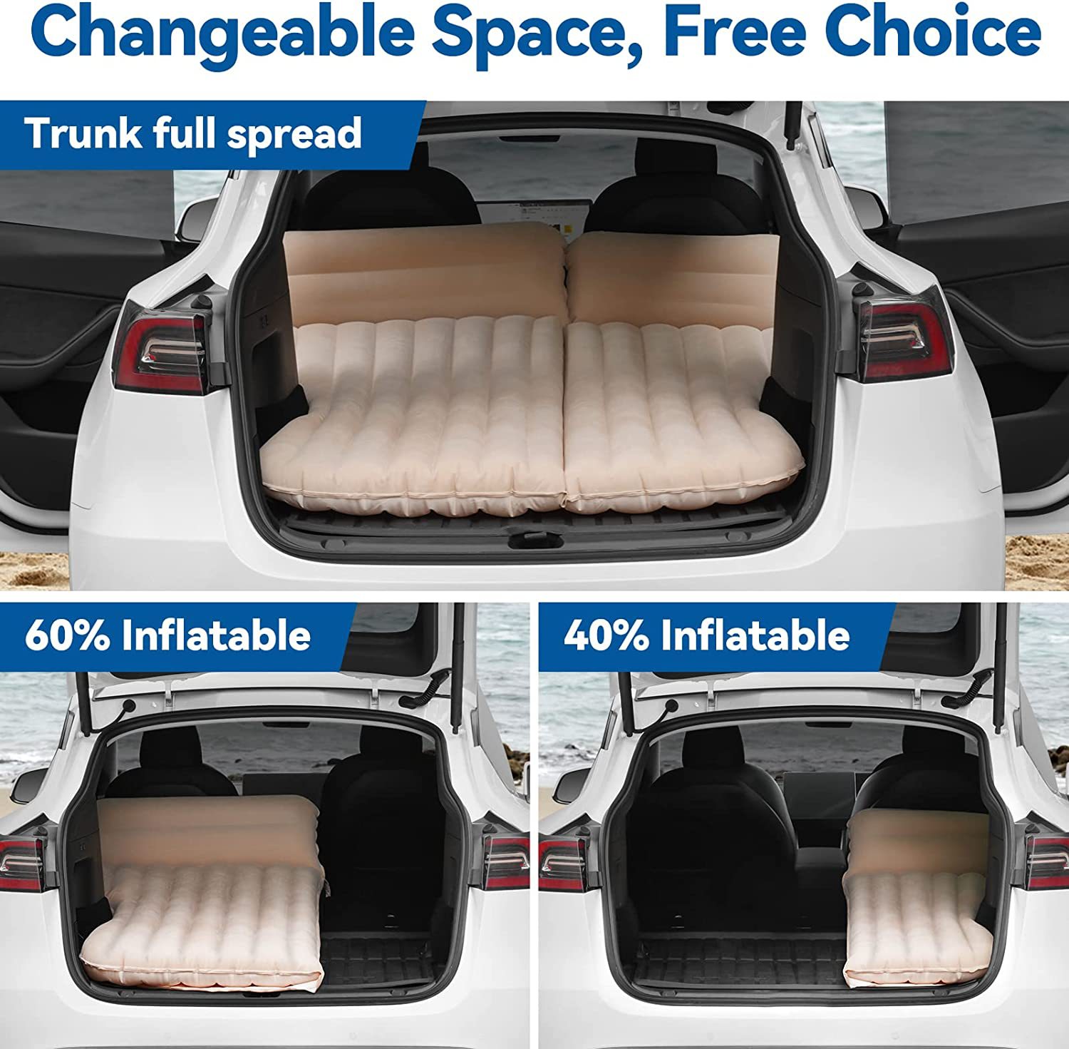 Car Inflatable Bed For Tesla M - Outdoor Y Camping บทวิจารณ์และราคา
