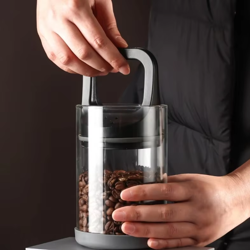 Coffee Beans Vacuum Sealed Tan - Bear Canister บทวิจารณ์และราคา