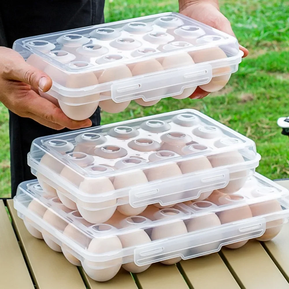 Egg Holder Plastic Egg Storage - Outdoor Camping Fridge บทวิจารณ์และราคา