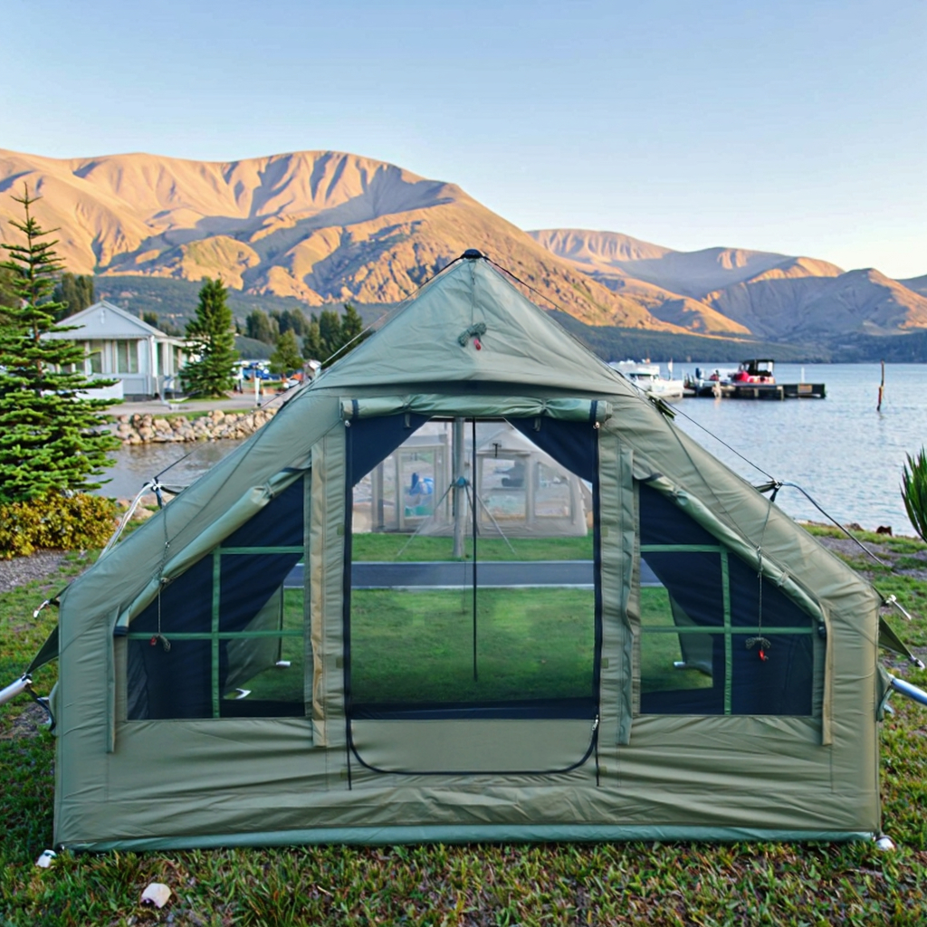 Waterproof Inflatable Air Tent - Outdoor Camping Tent Waterproof บทวิจารณ์และราคา