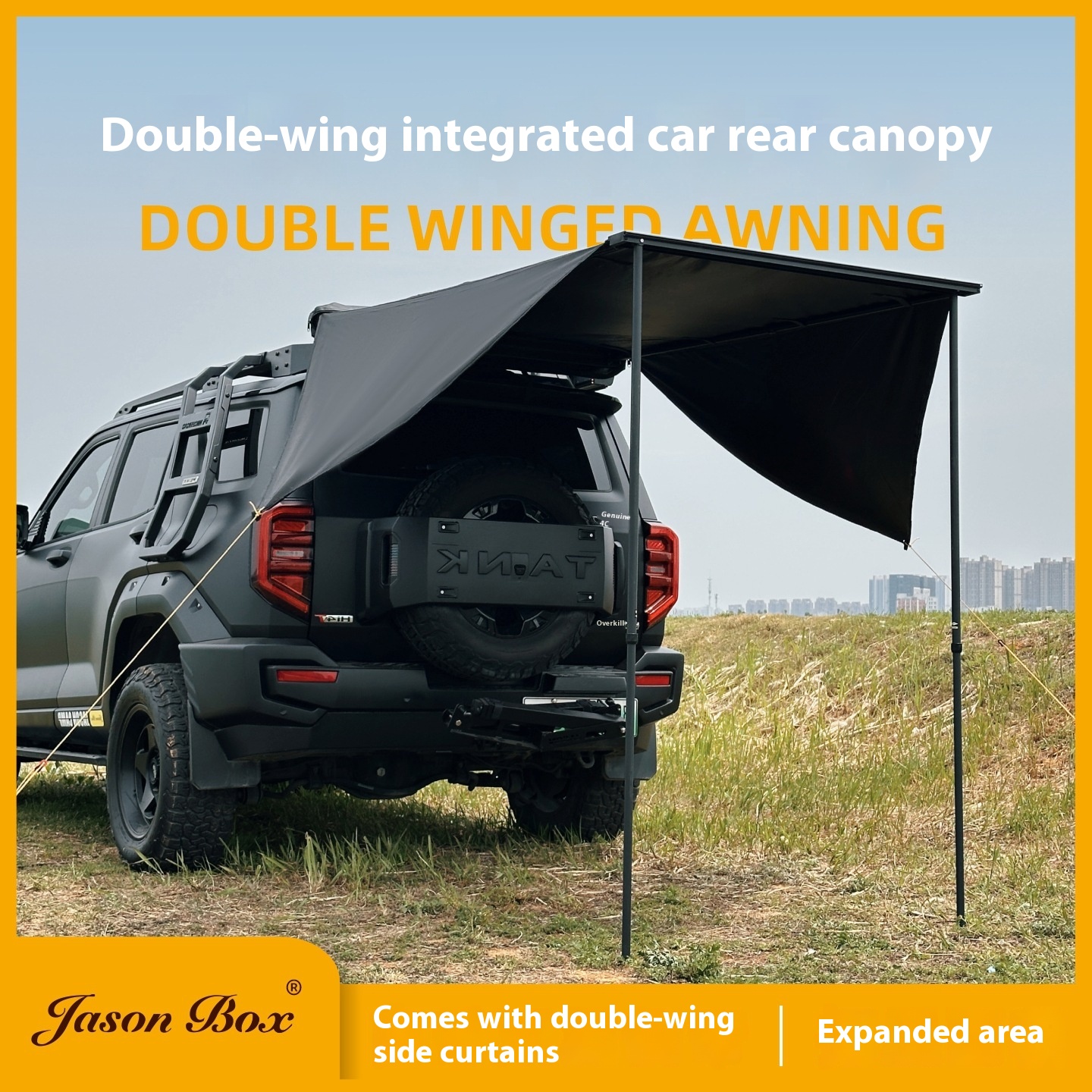 Aluminum Alloy Black Double-wi - Outdoor Camping Car Tail Tent บทวิจารณ์และราคา