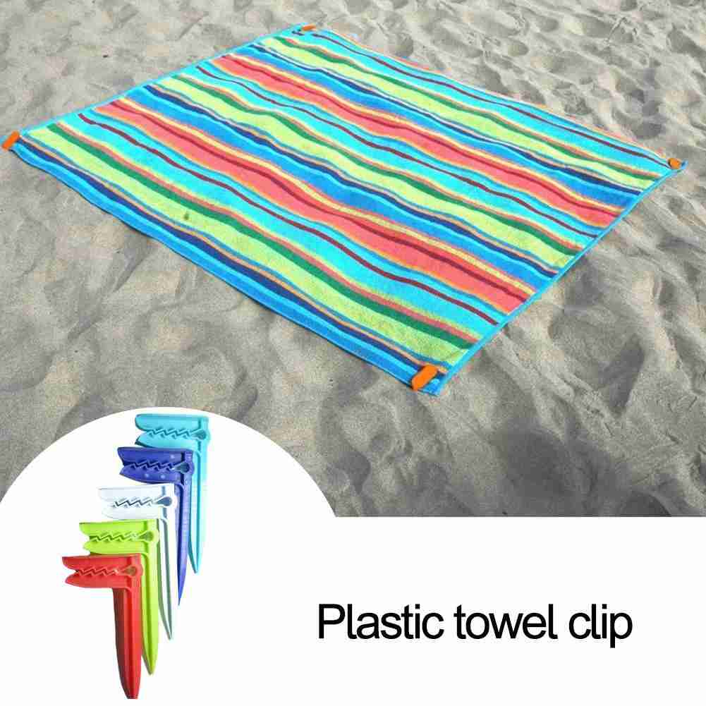 10PCS Beach Towel Clip Camping - Outdoor Camping Rug บทวิจารณ์และราคา