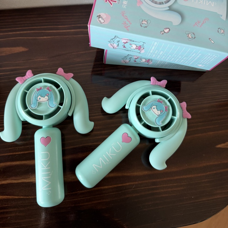 Hatsune Miku Mini Handheld Fan - Camping Quiet บทวิจารณ์และราคา