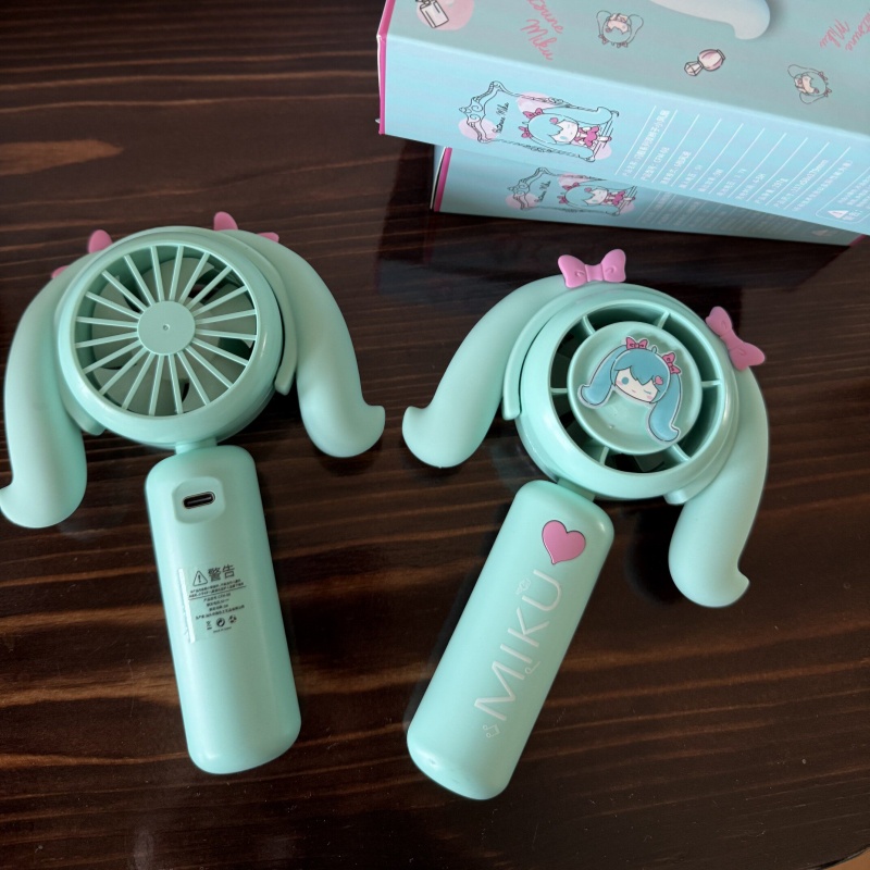 Hatsune Miku Mini Handheld Fan - Camping Quiet บทวิจารณ์และราคา