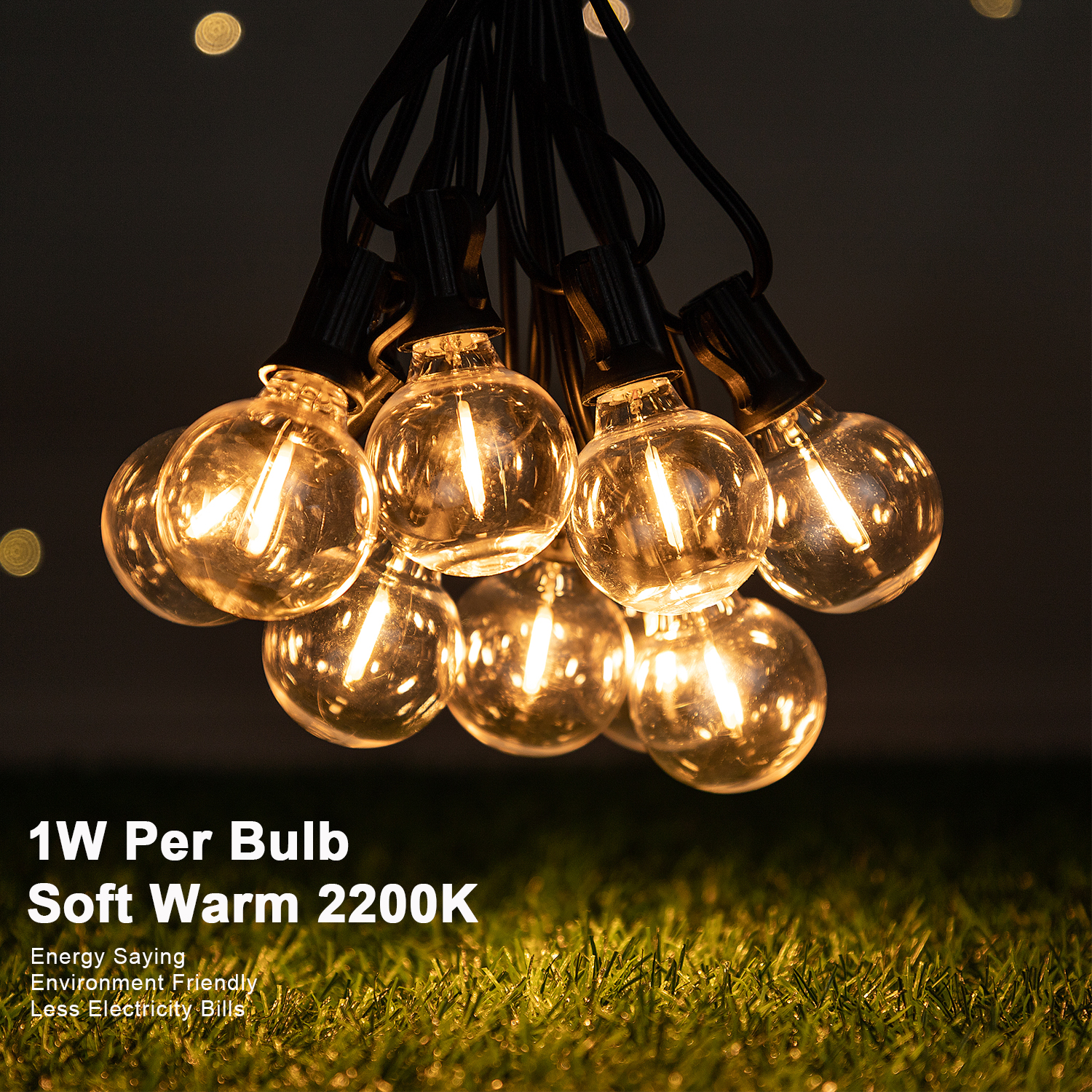 G40 Outdoor Garland String Lig - Outdoor Camping Lights String บทวิจารณ์และราคา