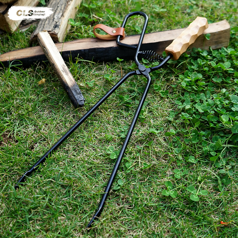Firewood Tongs Metal Heat Resi - Camping Quiet บทวิจารณ์และราคา