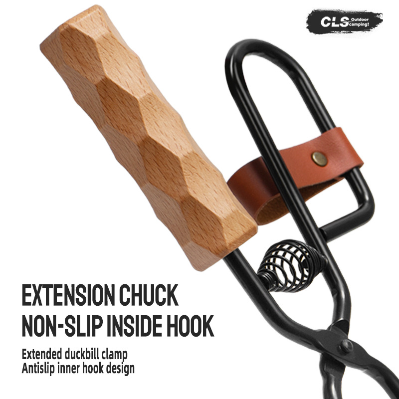 Firewood Tongs Metal Heat Resi - Camping Quiet บทวิจารณ์และราคา