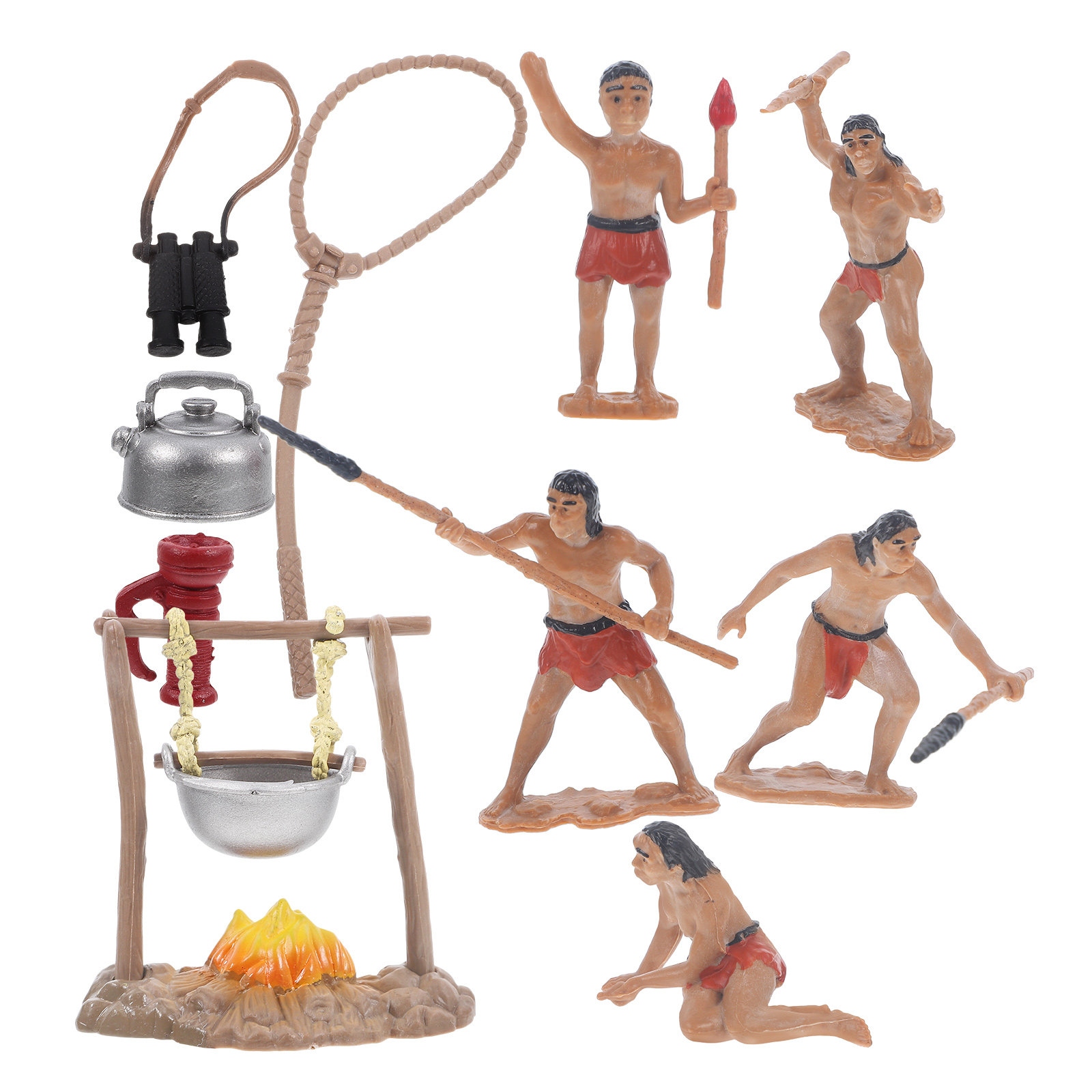 1Set Mini Primitive Men Decor  - Outdoor Y Camping บทวิจารณ์และราคา
