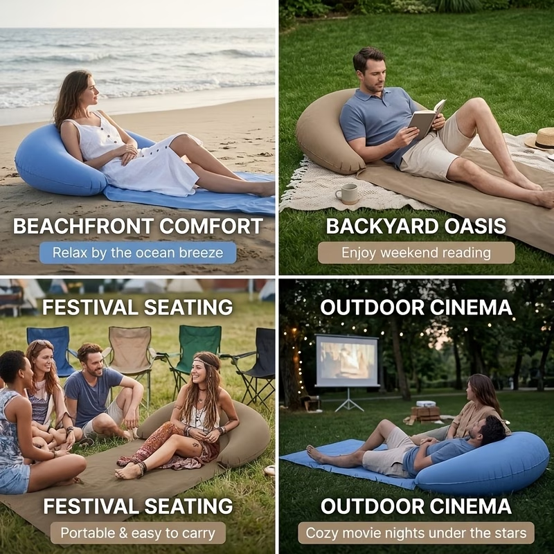 Outdoor Non-Sticky Beach Mat w - Outdoor Camping Rug บทวิจารณ์และราคา