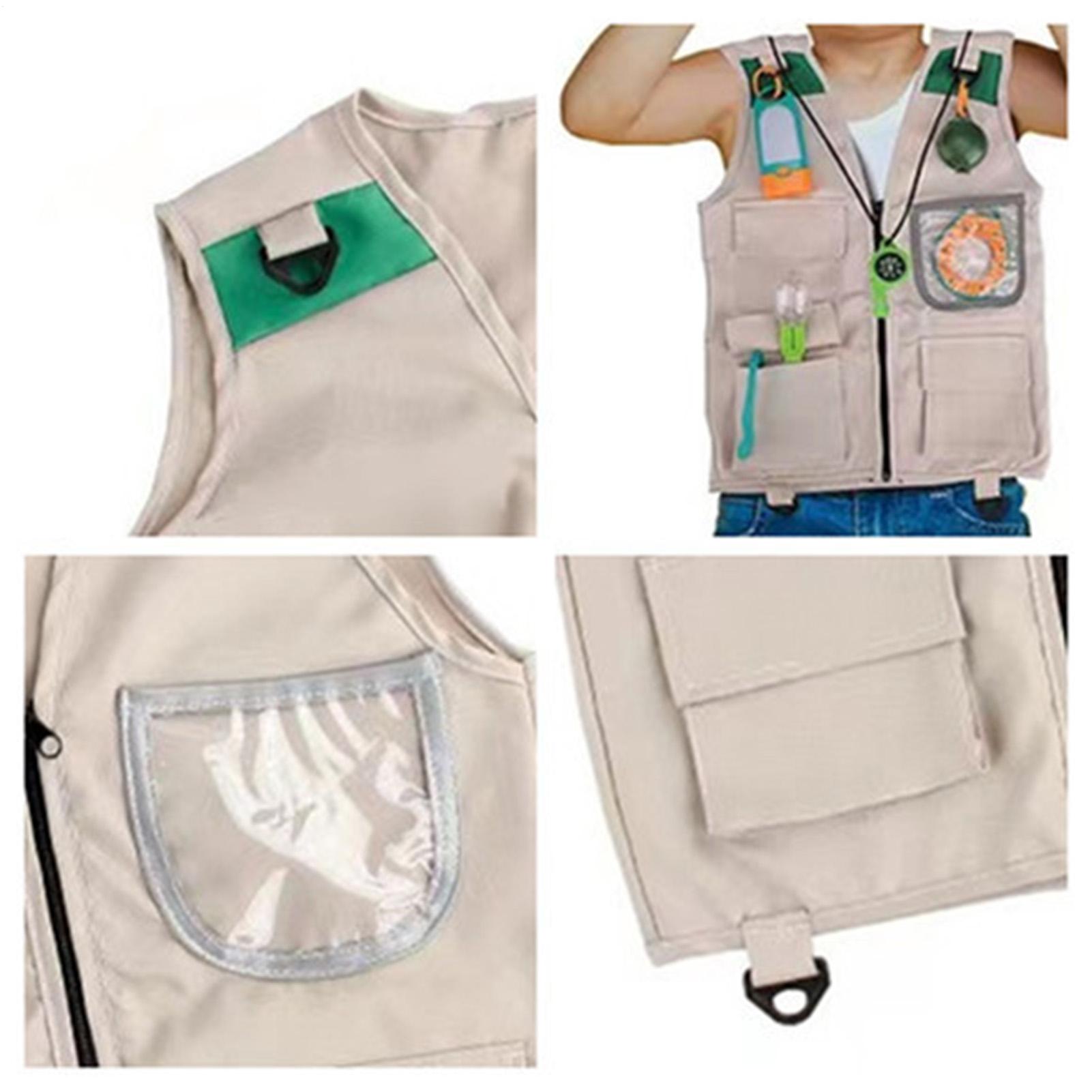 Kids Fishing Vest Sleeveless C - Outdoor Camping Kids Activities บทวิจารณ์และราคา