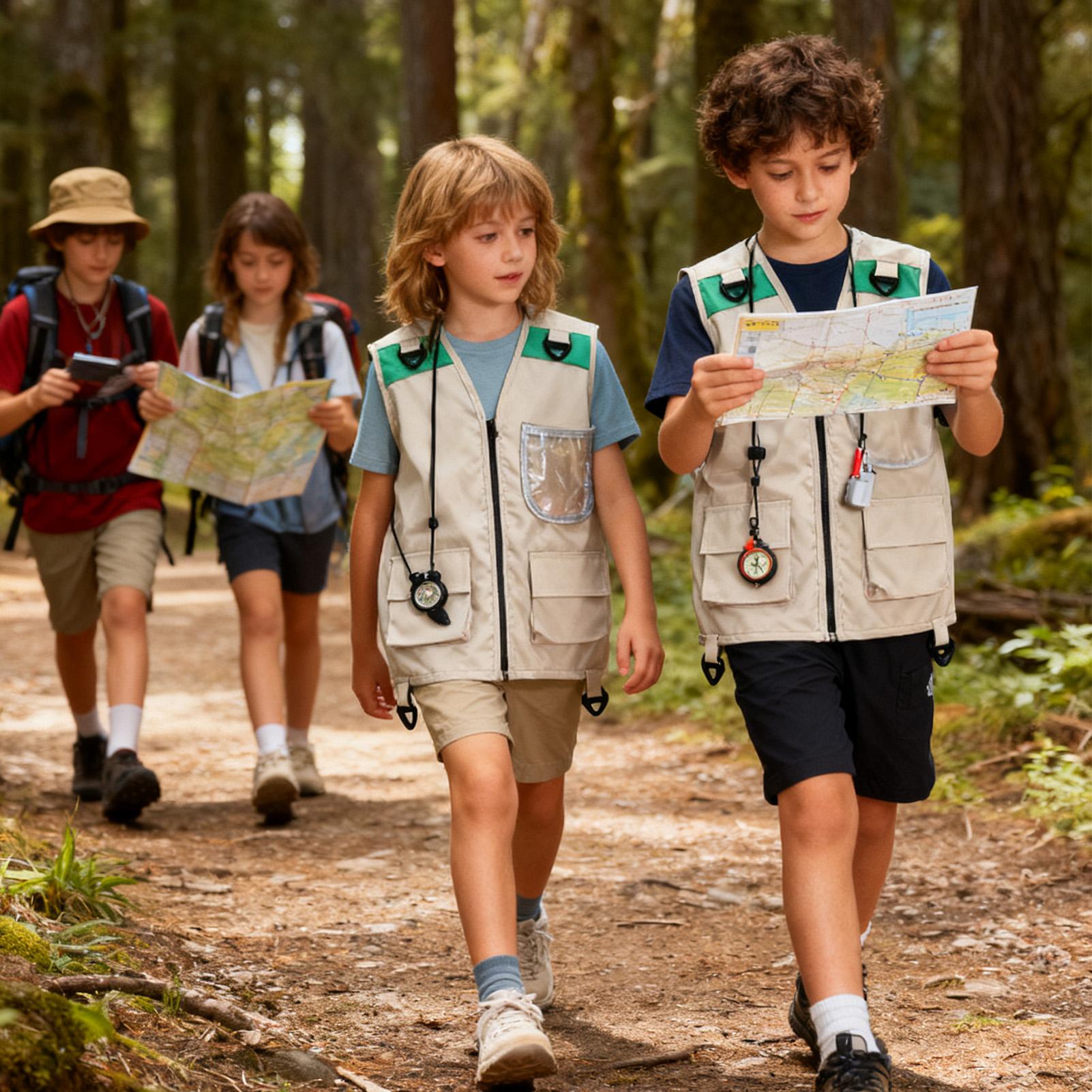 Kids Fishing Vest Sleeveless C - Outdoor Camping Kids Activities บทวิจารณ์และราคา