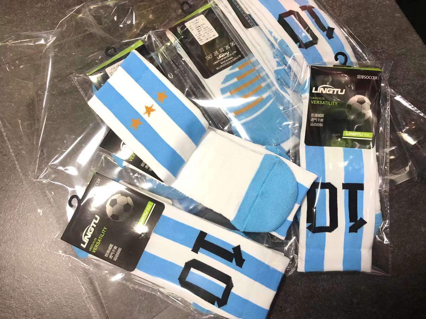 Kids Soccer Socks Number 10# S - Outdoor Boys Camping Youtube บทวิจารณ์และราคา