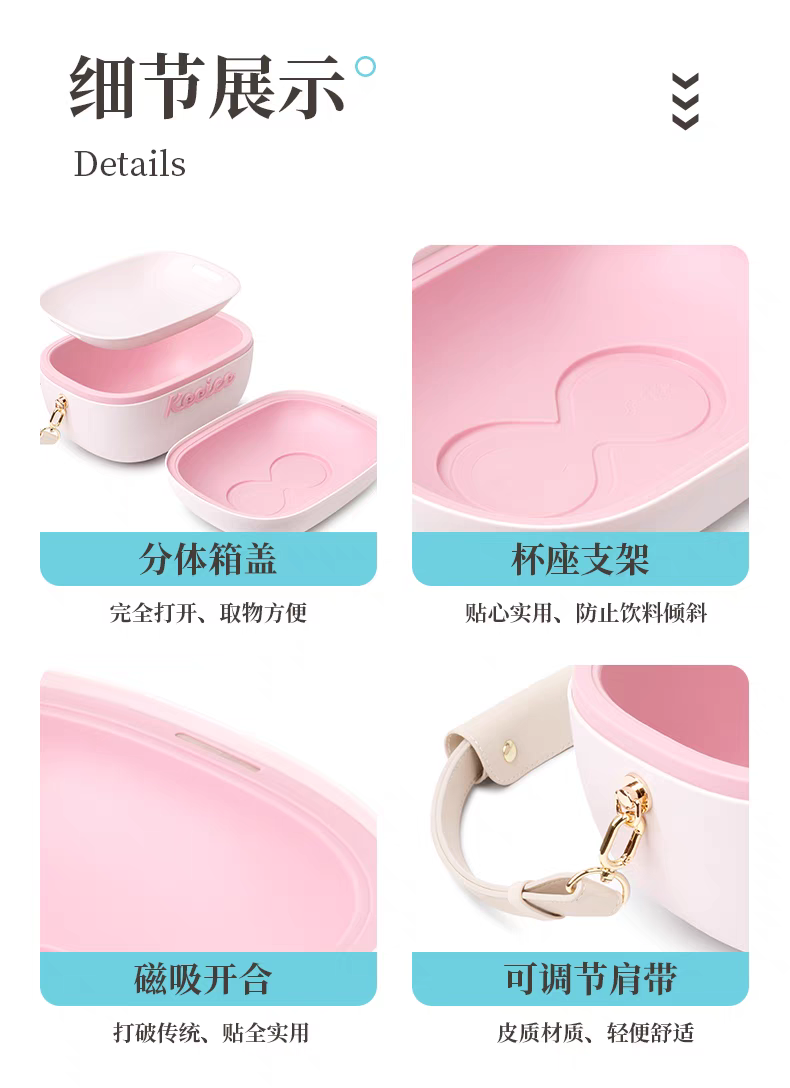 2025 New Dual-Zone Pink Mini C - Outdoor Camping Fridge บทวิจารณ์และราคา