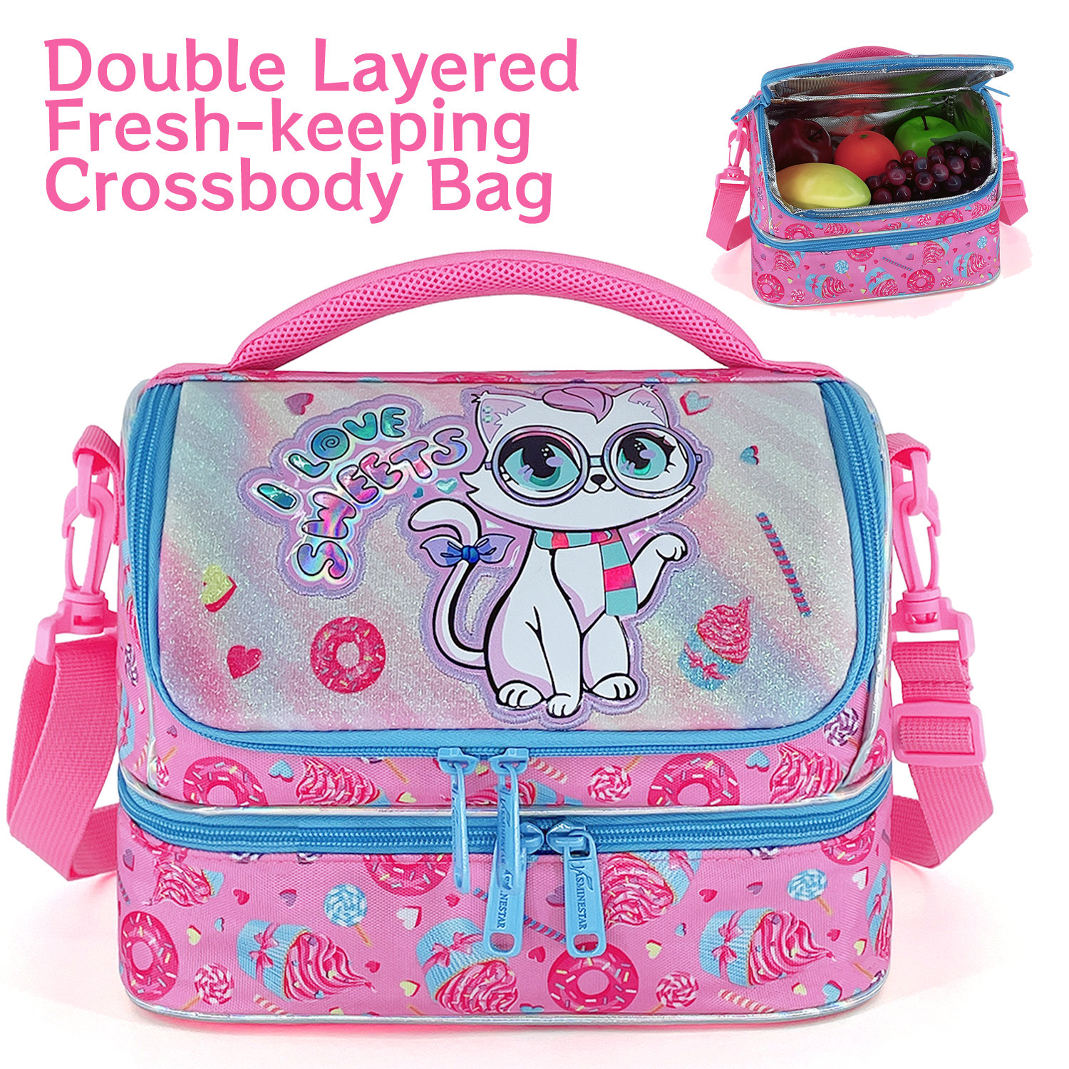 Lunch Bag for Kids Large Capac - Outdoor Camping Kids Activities บทวิจารณ์และราคา