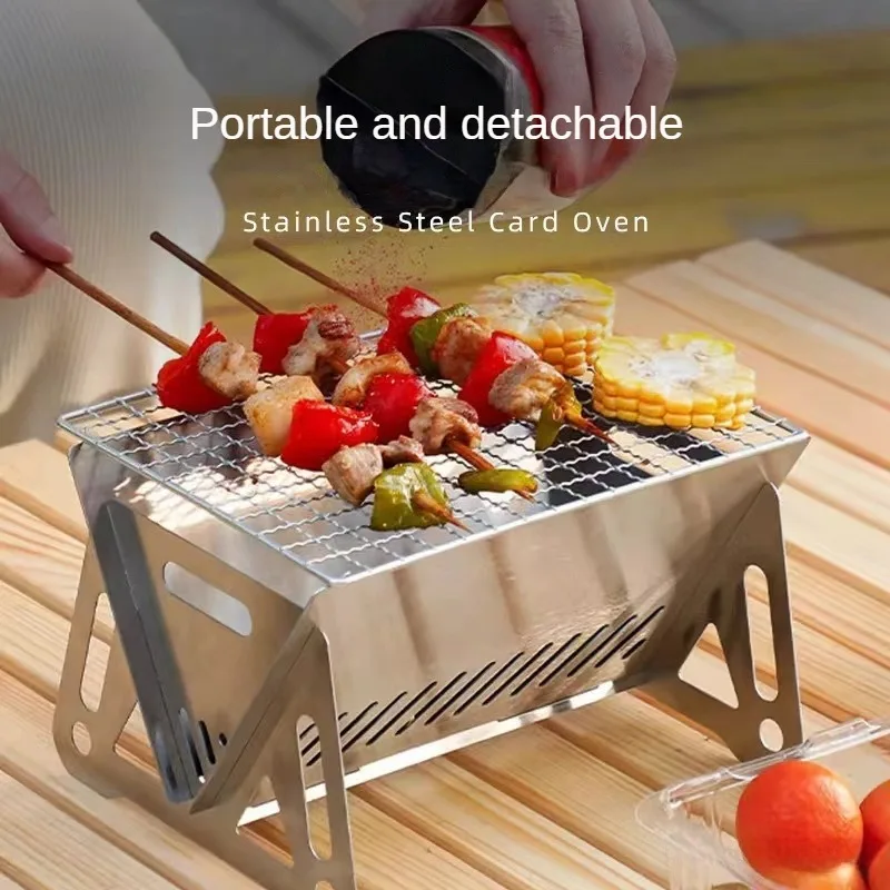 Portable Folding Barbecue Gril - Outdoor Camping Gas Heater บทวิจารณ์และราคา
