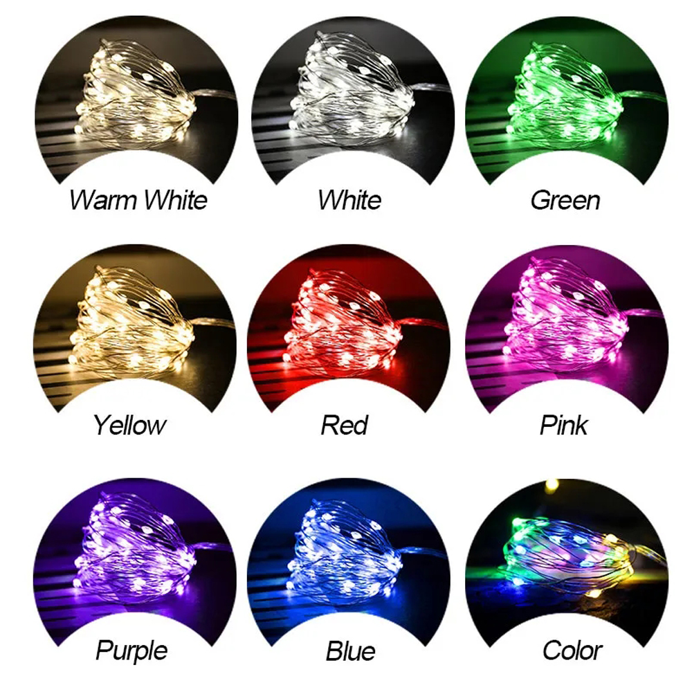 LED Fairy Lights Copper Wire W - Outdoor Camping Lights String บทวิจารณ์และราคา