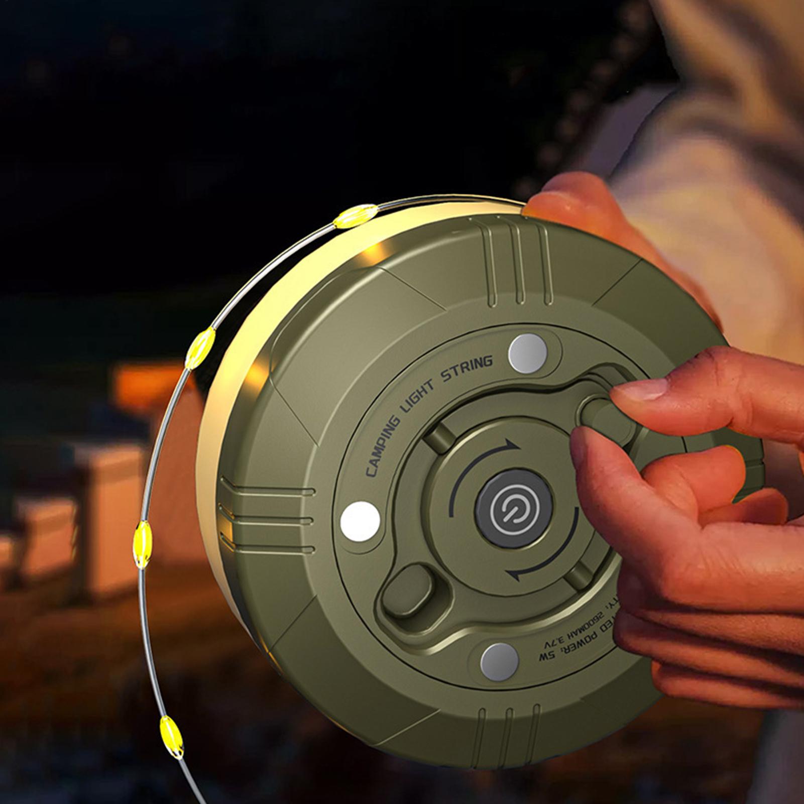 Retractable Camping String Lig - Outdoor Camping Lights String บทวิจารณ์และราคา